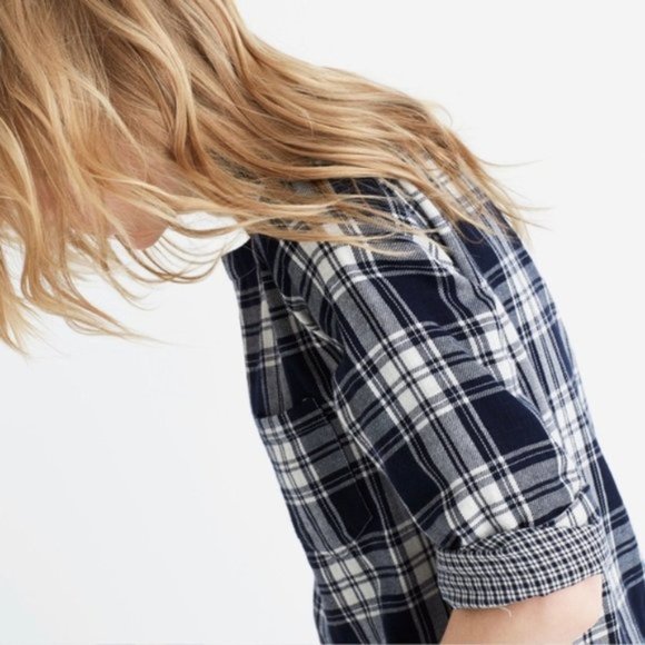 Madewell Herald Tee in Curtis Plaid - Picture 6 of 10
